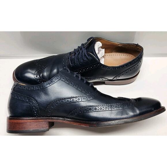 Cole Haan Shoes Men’s Size 9 M Deep Navy Blue Wing Tip Oxford Lace Up main image 11